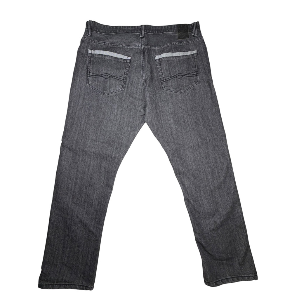 Sean John Clayton Men's 38x32 Black Jeans Slim Straight Fit Denim Streetwear - Picture 8 of 12